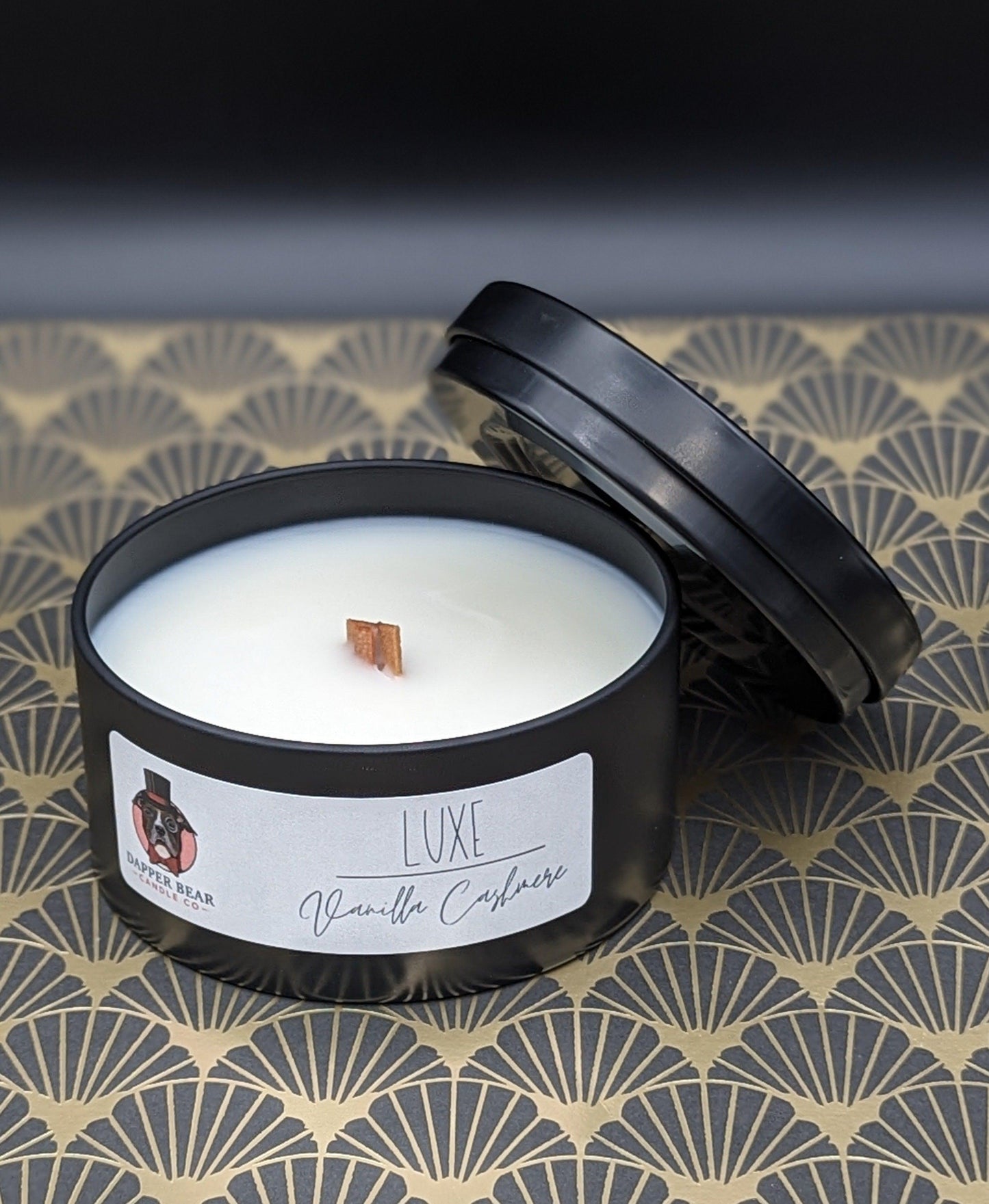 "Luxe" Vanilla Cashmere - Dapper Bear Candle Co.