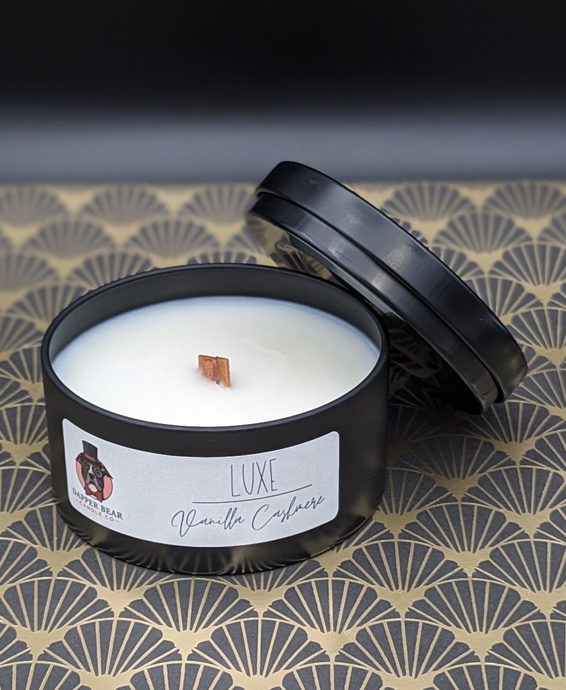 "Luxe" Vanilla Cashmere - Dapper Bear Candle Co.