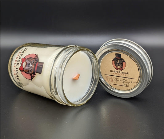 "Bones" Vanilla Spiced Tonka - Dapper Bear Candle Co.