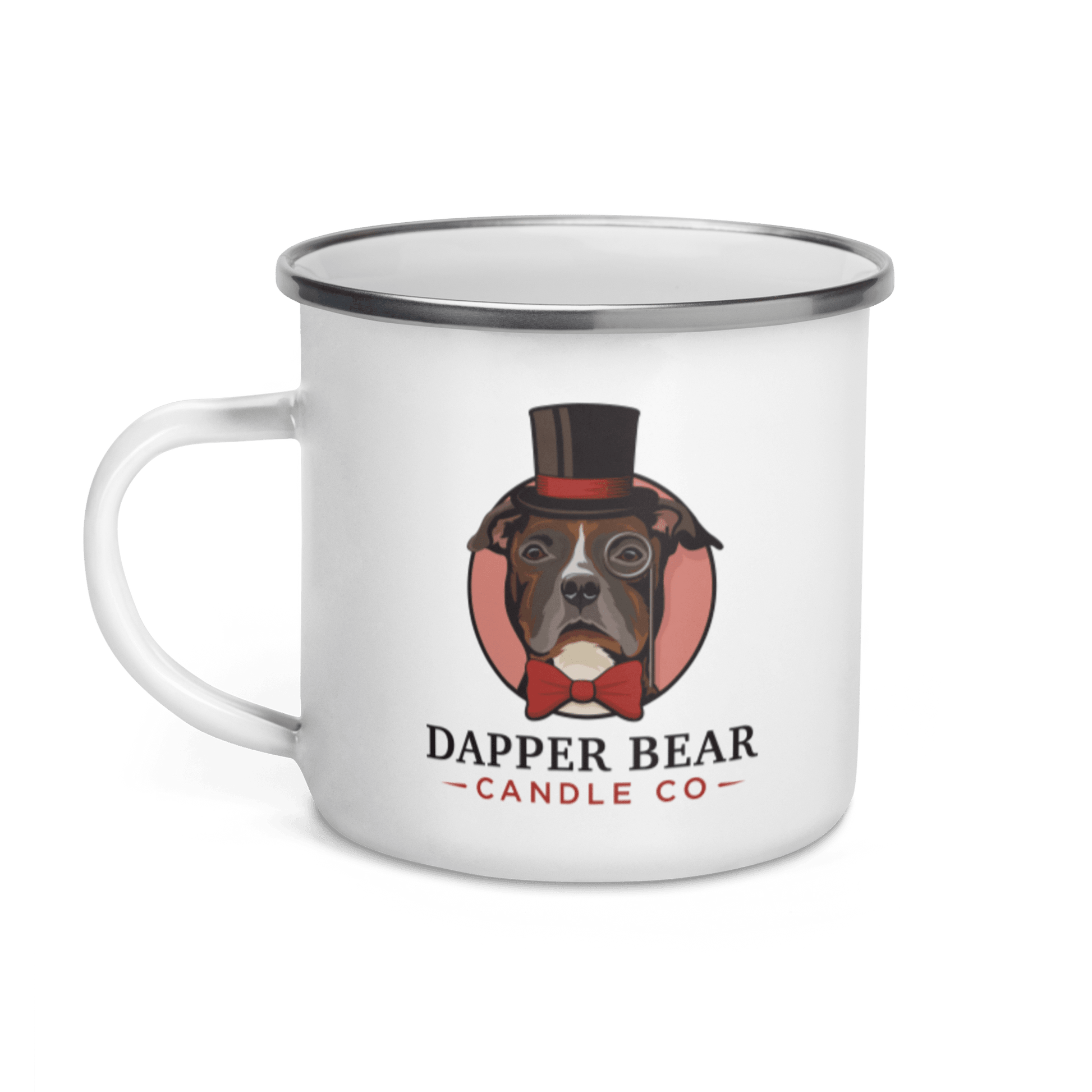 Dapper Enamel Mug - Dapper Bear Candle Co.