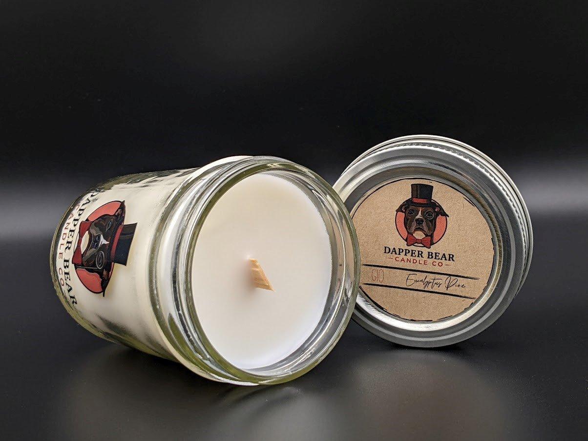 "Gio" Eucalyptus Pine - Dapper Bear Candle Co.