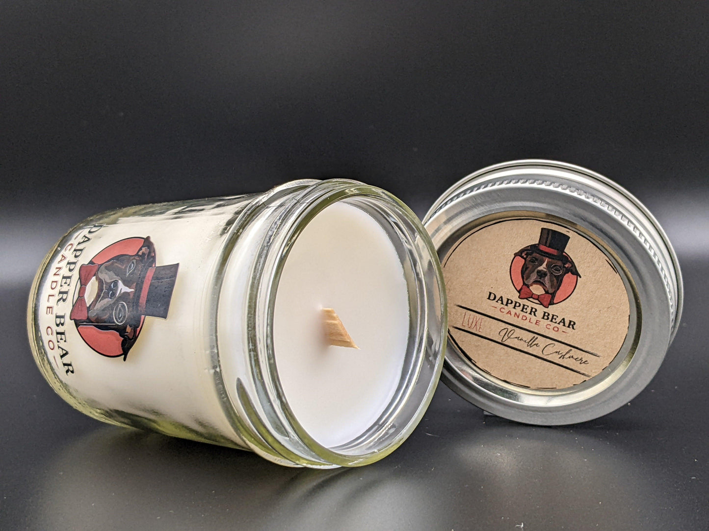 "Luxe" Vanilla Cashmere - Dapper Bear Candle Co.