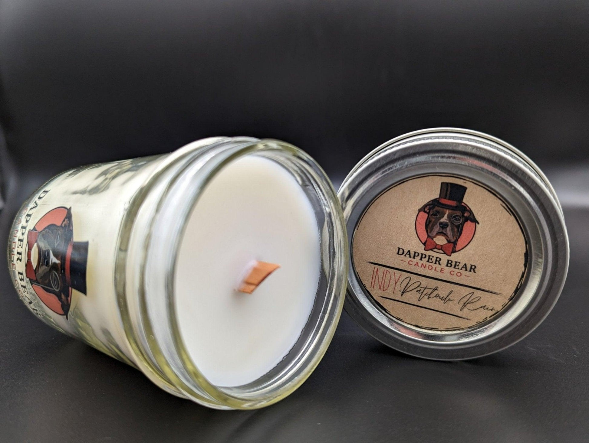 "Indy" Patchouli Rain - Dapper Bear Candle Co.