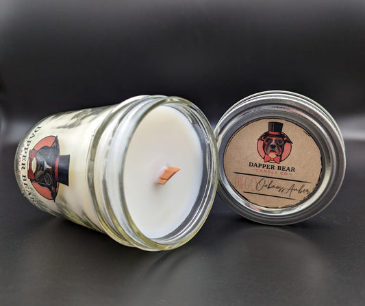"Diego" Oakmoss Amber - Dapper Bear Candle Co.