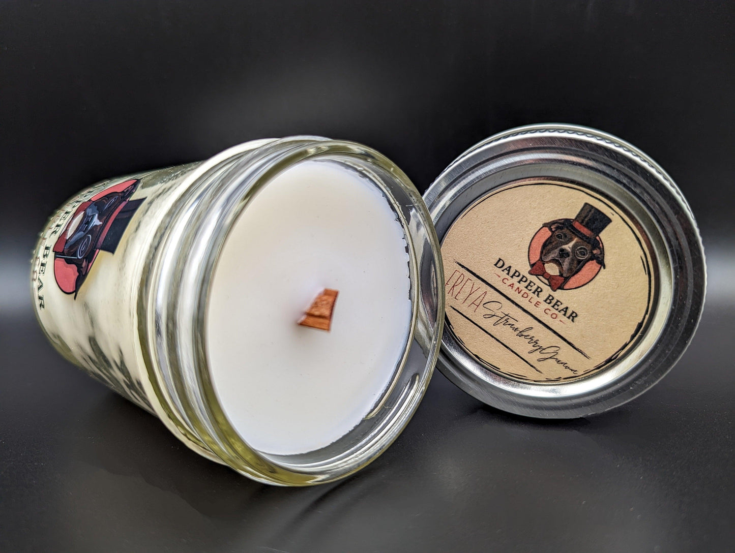 "Freya" Strawberry Guava - Dapper Bear Candle Co.