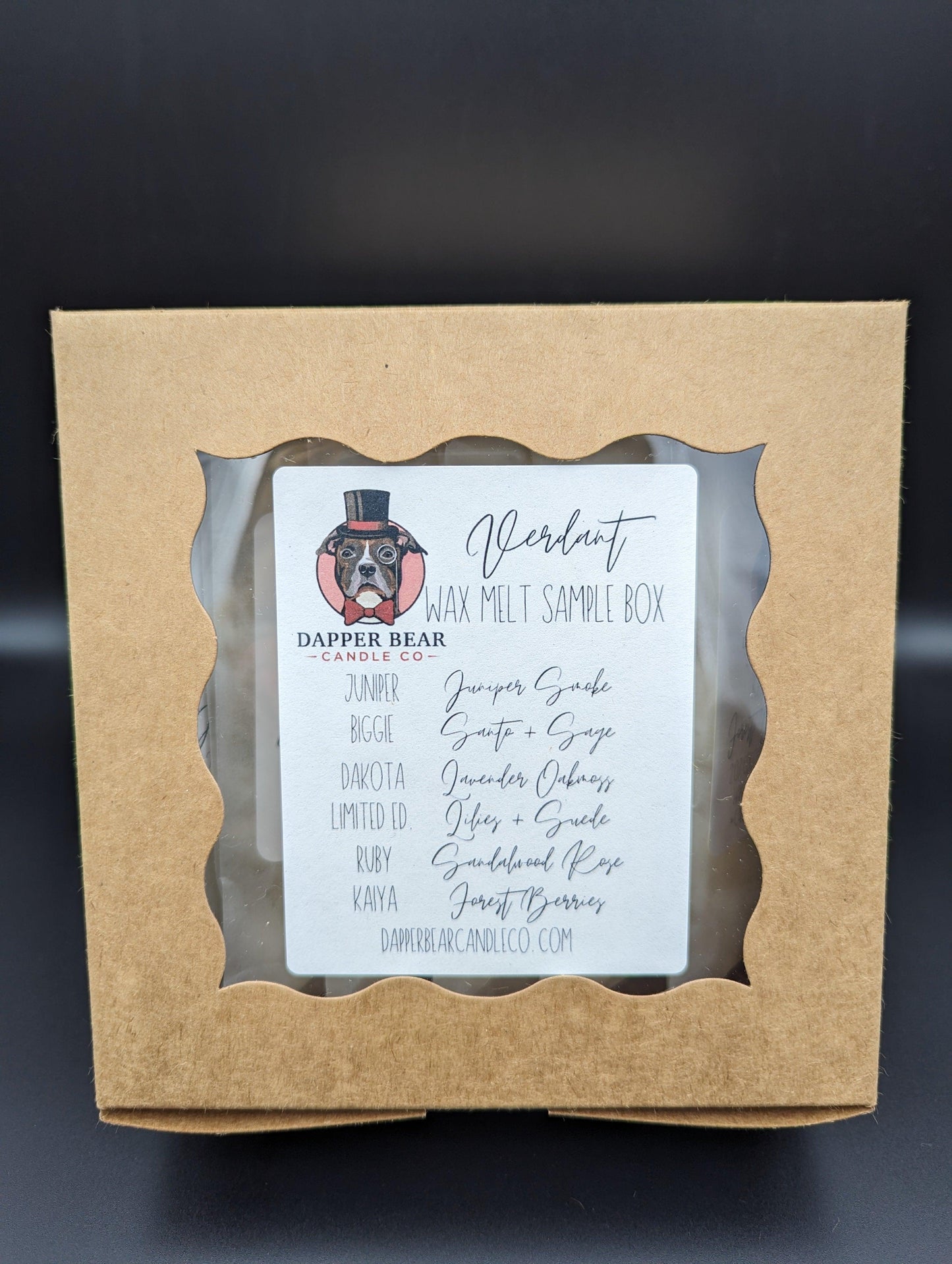 Verdant - Sample Box - Dapper Bear Candle Co.