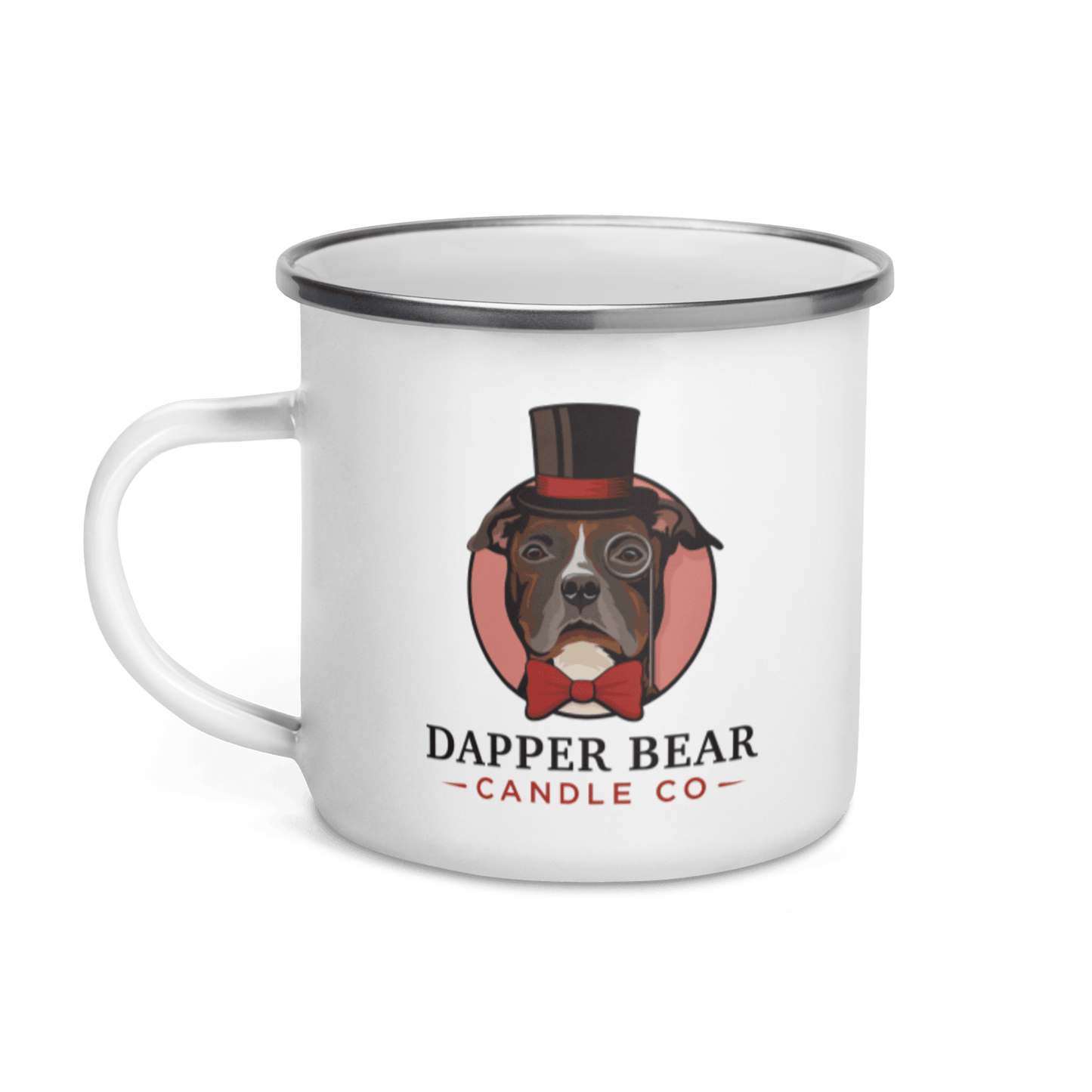 Dapper Enamel Mug - Dapper Bear Candle Co.