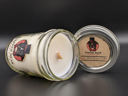 "Ginger" Peach Ginger Saffron - Dapper Bear Candle Co.